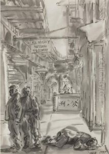 Bowery All Night Mission by Reginald Marsh
