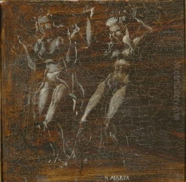 Study Of Two Burlesque Dancers - view 1