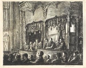 Irving Place, Burlesk (sasowsky 75) by Reginald Marsh
