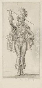 Drum Majorette by Reginald Marsh