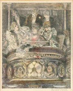 Hand-colored Etching And Engraving by Reginald Marsh
