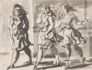 Three Women by Reginald Marsh