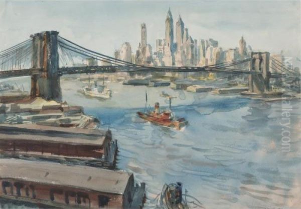 The Brooklyn Bridge - view 1