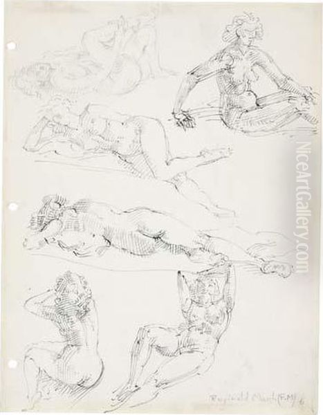 Studies Of Female Nudes - view 1