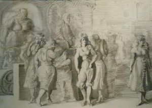 Coney Island Scene [recto] And Group On The Beach [verso]: Adouble-sided Work by Reginald Marsh