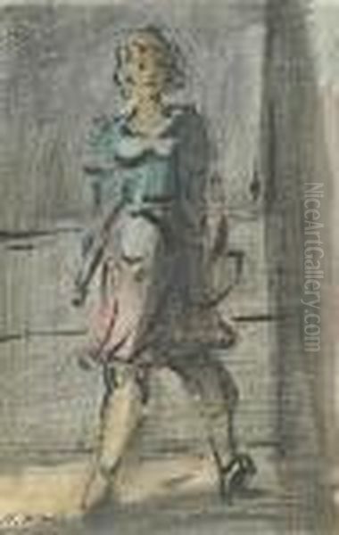 Young Girl Walking - view 1