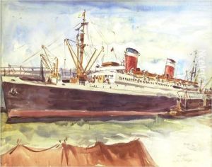 S.s. Manhattan by Reginald Marsh