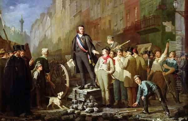 Baudin on the Barricade of Faubourg Saint-Antoine, 3rd December 1851 - view 1
