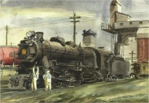 Pennsylvania Loco by Reginald Marsh
