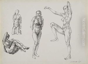 Nude Studies by Reginald Marsh