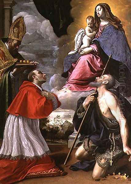 Madonna and Child with saints - view 1