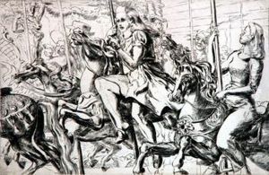Merry-go-round by Reginald Marsh