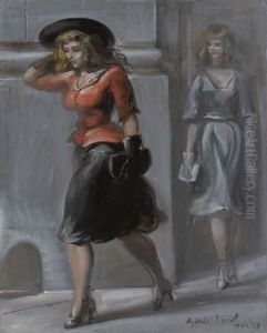 Afternoon Stroll by Reginald Marsh