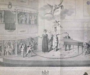 The Theatre Royal of Italian Opera in London in its Greatest Lustre on 24th January and 3rd March 1824, or The Three Crownings, printed by Charles Hullmandel 1789-1850, 1824 by Pistrucci, Filippo