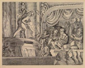 Three Etchings.
Gaiety Burlesk by Reginald Marsh