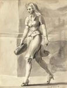 Woman Walking by Reginald Marsh