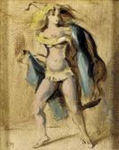 Exotic Dancer by Reginald Marsh