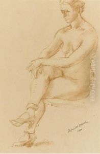 Seated Nude; And Reclining Nude: Two Works by Reginald Marsh