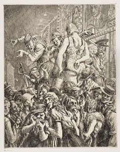 The Barker<</b> by Reginald Marsh