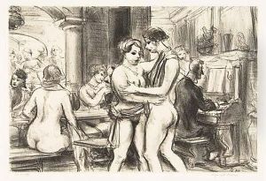 Rue Blondel #2<</b> by Reginald Marsh