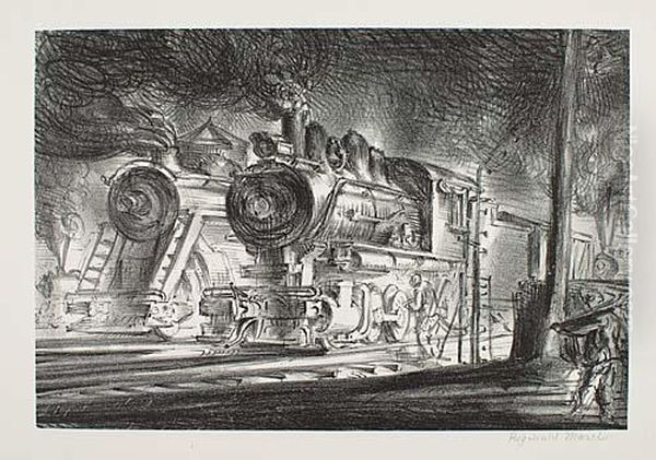 Switch Engines, Erie Yards, Jersey City, Stone No. 3<</b> - view 1