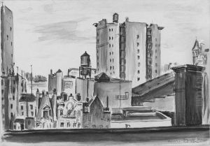 N.y., 57th St. North by Reginald Marsh