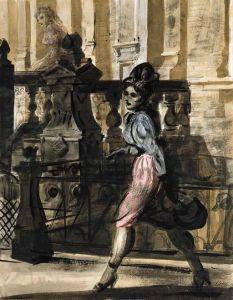 Downtown Walk by Reginald Marsh