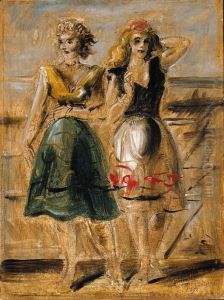 Two Girls by Reginald Marsh