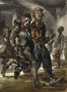Boys And Girls Dancing by Reginald Marsh