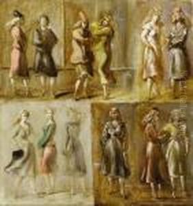 Twelve Women by Reginald Marsh