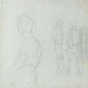 Study Of Woman And Two Men