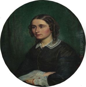 Oval Portrait Of Mrs,.shiern