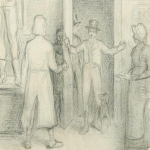 Andersen And Lundbye Visitingthorvaldsen