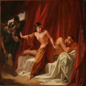 Samson Og Dalilah by Wilhelm Marstrand