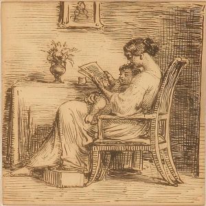 A Mother Reading For Her Child