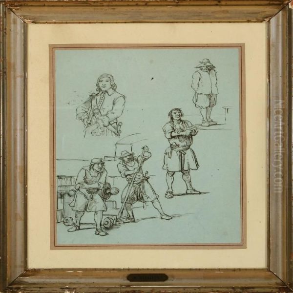Four Figurestudies - view 1