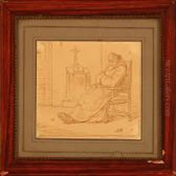 A Sleeping Monk - view 1