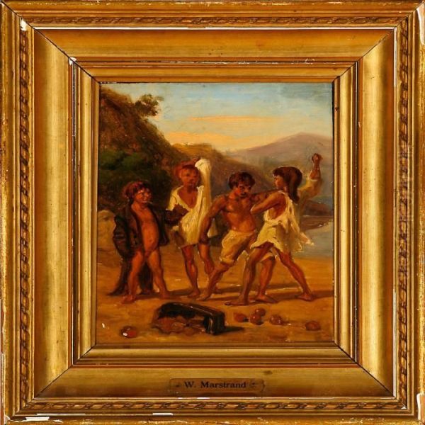 Four Neapolitanfighting Boys - view 1