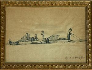 Studies Of Fishermen by Wilhelm Marstrand