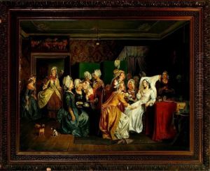 Friends And Friends Are Gathered To Celebrate The New Mother
