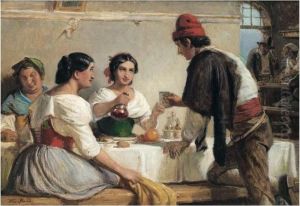A Welcome Refreshment by Wilhelm Marstrand