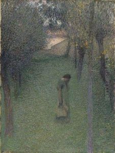 Muse Pensive Au Jardin