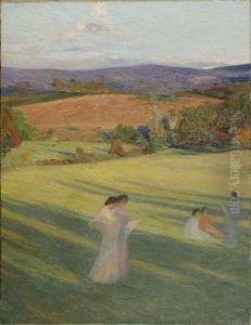 Muses Dans Un Paysage