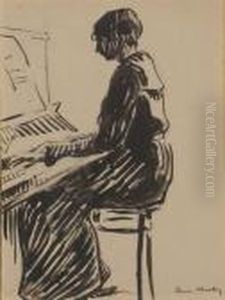 Femme Jouant Au Piano