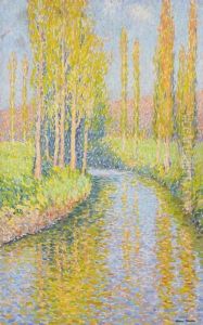 Peupliers Au Bord Du Vert