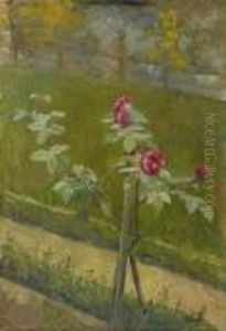 Les Roses by Henri Martin