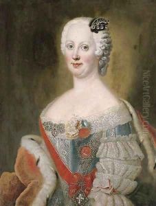 Portrait of noblewoman, traditionally identified as Catherine the Great (l762-1796), Empress of Russia, bust-length