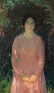 Portrait Of A Woman by Henri Martin