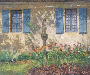 Parterre Fleuri Devant Les Fenetres De Marquayrol