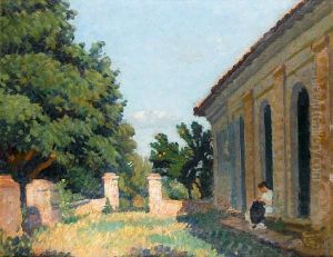 Femme A La Terrasse